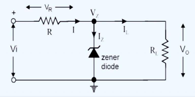 Zener Diode As Voltage Regulator, Working & Applications » Hackatronic