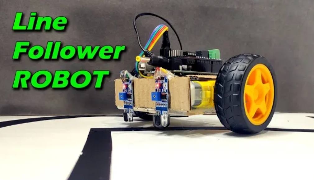 line follower robot using Arduino