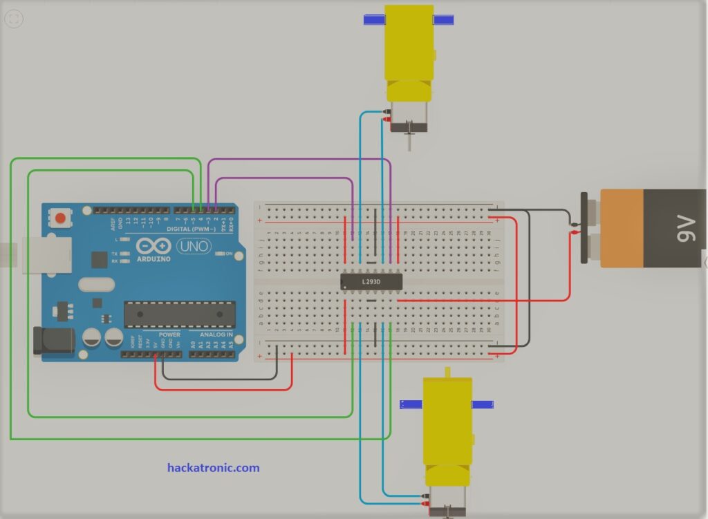 L N Arduino Pinout