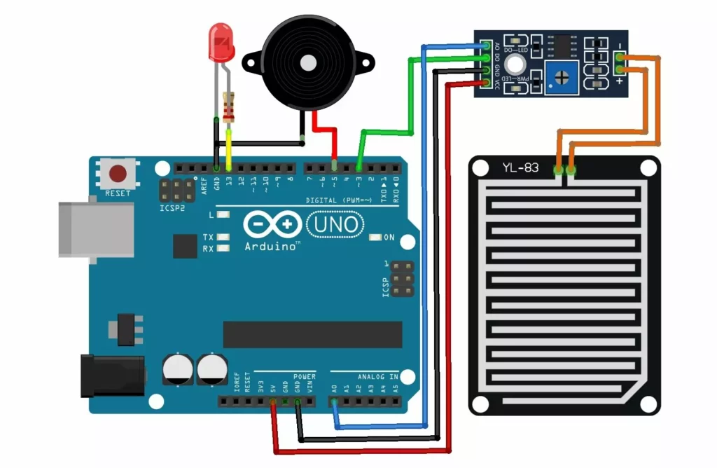 Rain Sensor with Arduino