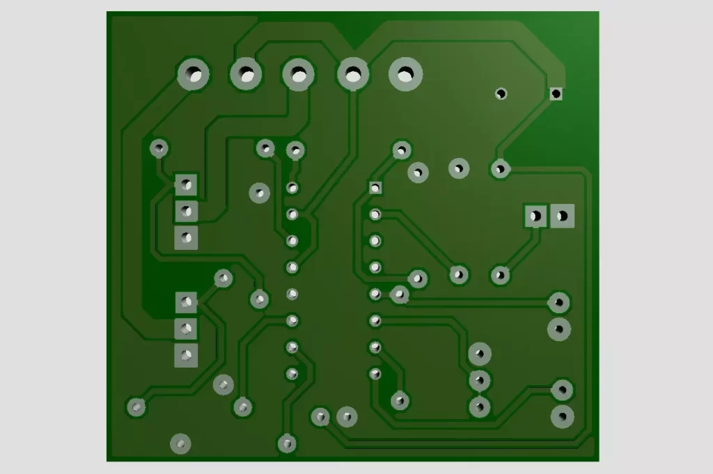 SG3525 Inverter PCB Back