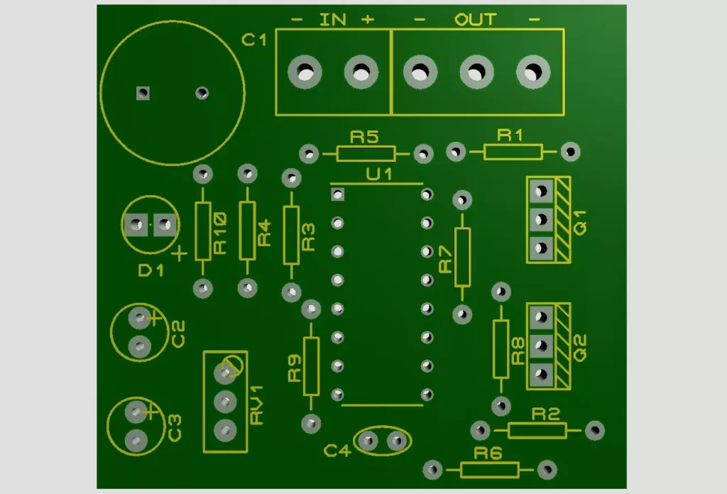 SG3525 Inverter PCB Front