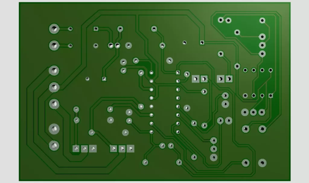 SG3525 Inverter PCB Back