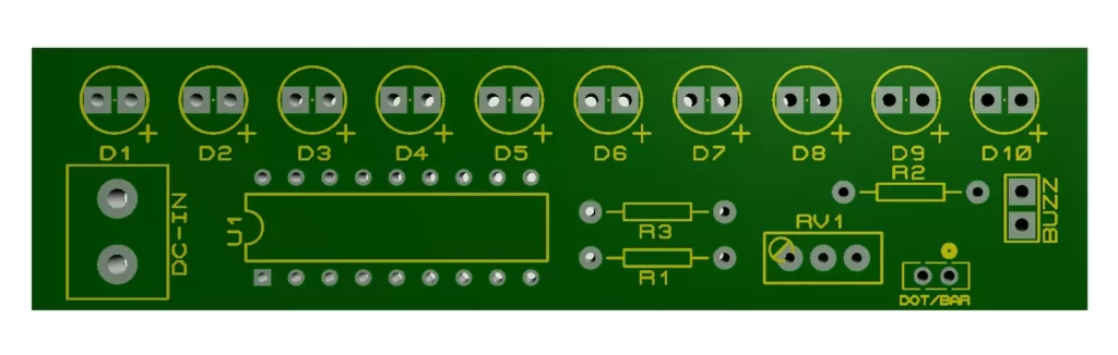 Battery Level Indicator Circuit