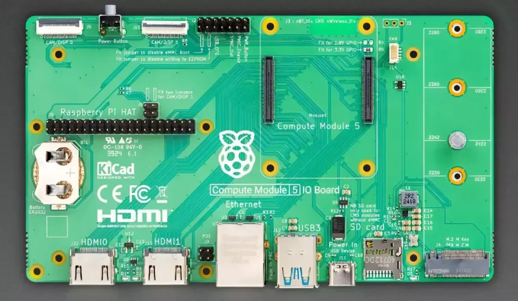 Raspberry Pi Compute Module 5 IO Board