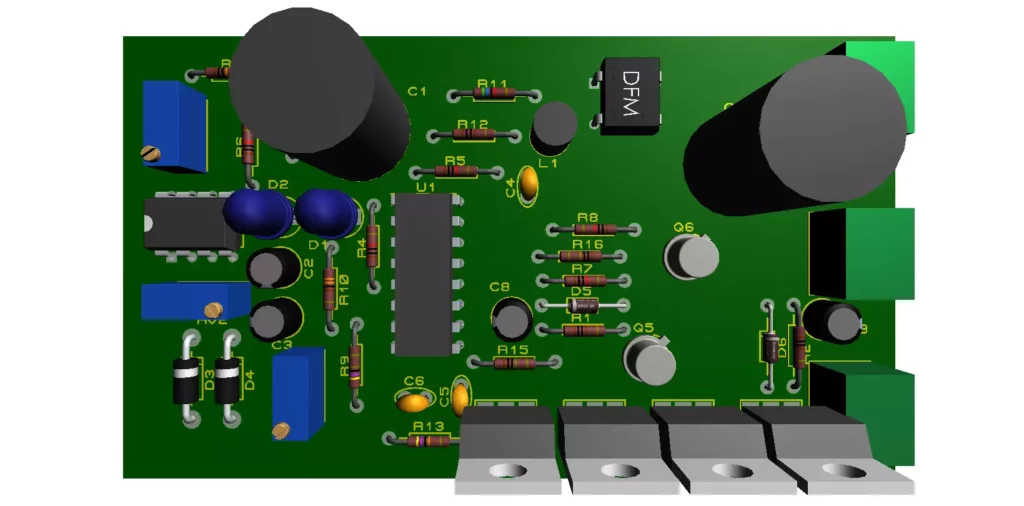 H Bridge Inverter Circuit by SG3525 IC