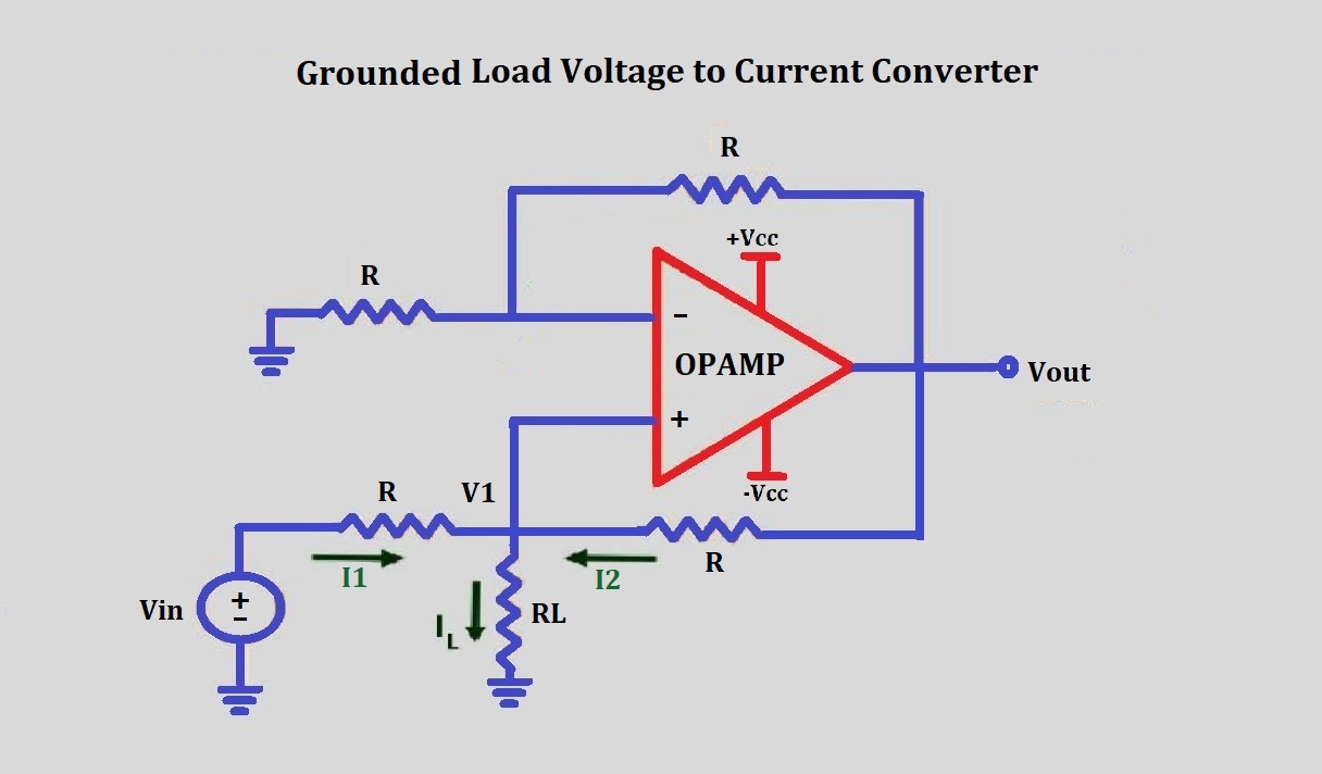Circuit idea/op-amp investing voltage-to-current converter money knf ostrzega przed forex converter