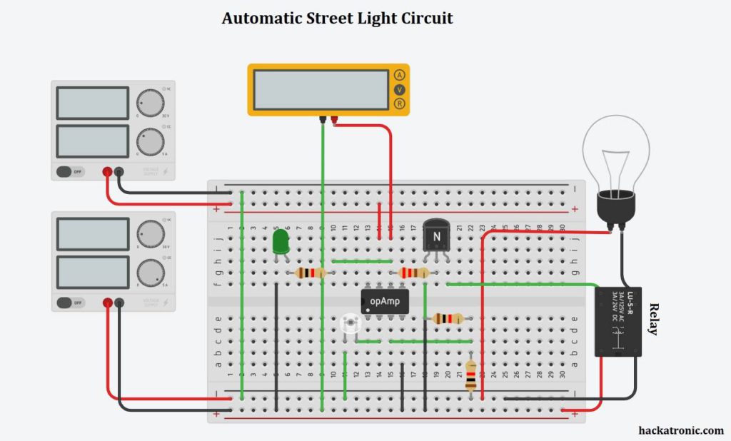 Automatic Street Light Circuit _