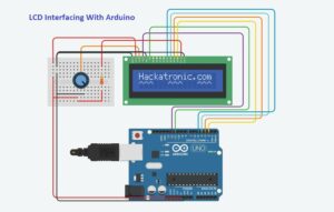 Arduino LCD Program Interfacing Diagram