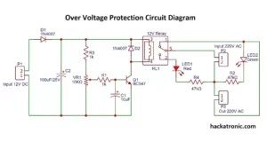 Over voltage protection circuit diagram