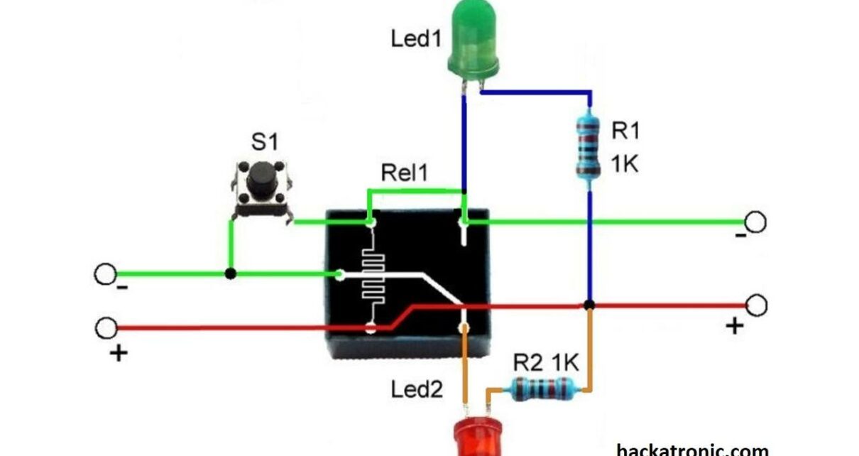 Short circuit protection using relay