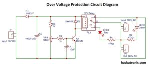 over voltage protection circuit diagram