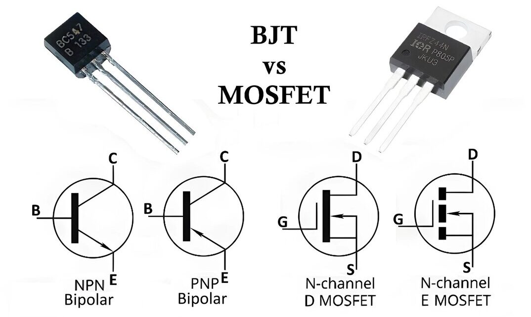 Differences Between BJT and MOSFET