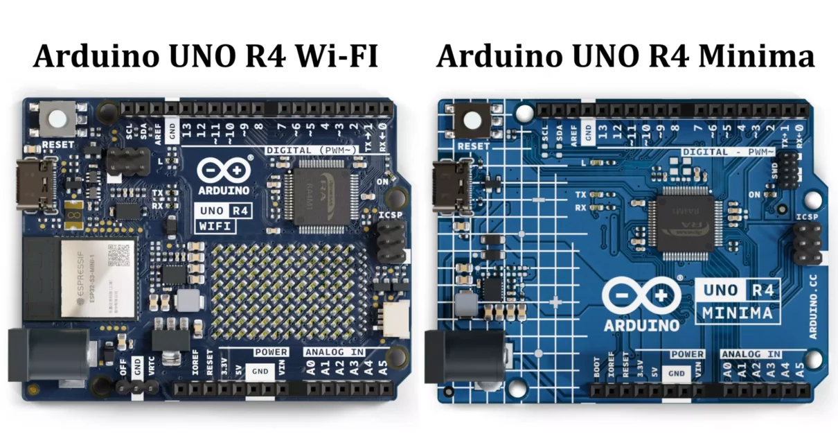 Arduino UNO R4 Wi-FI and Minima