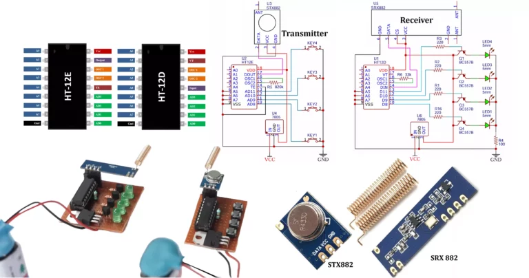 RF Transmitter and Receiver Circuit