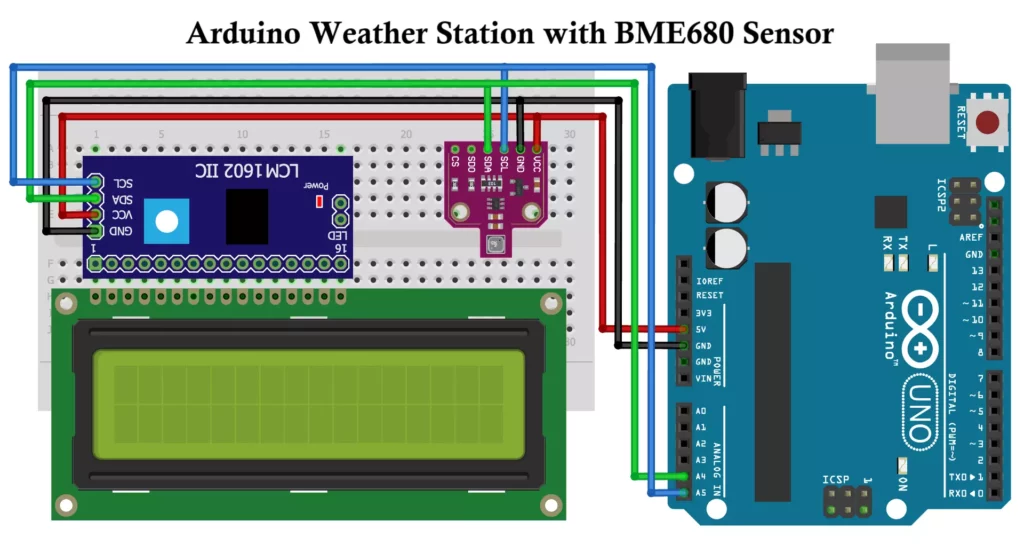 Arduino Weather Station with BME680 Sensor