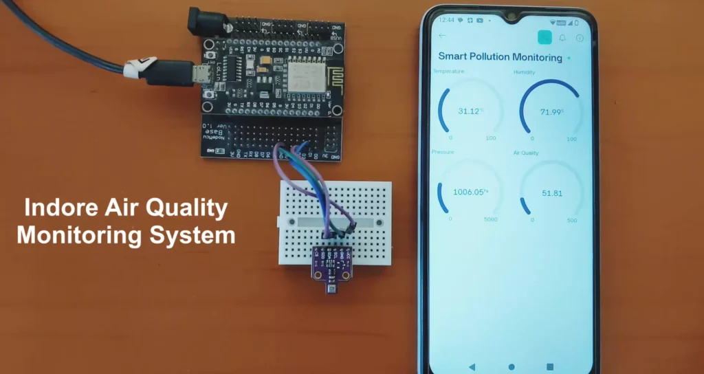 BME680 and ESP8266 Air Quality Monitoring System