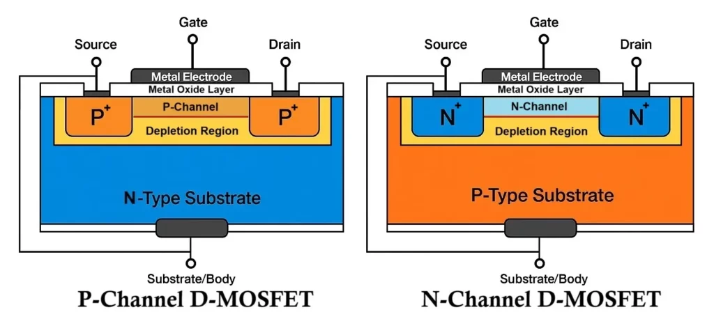 D MOSFET Depletion Type MOSFET