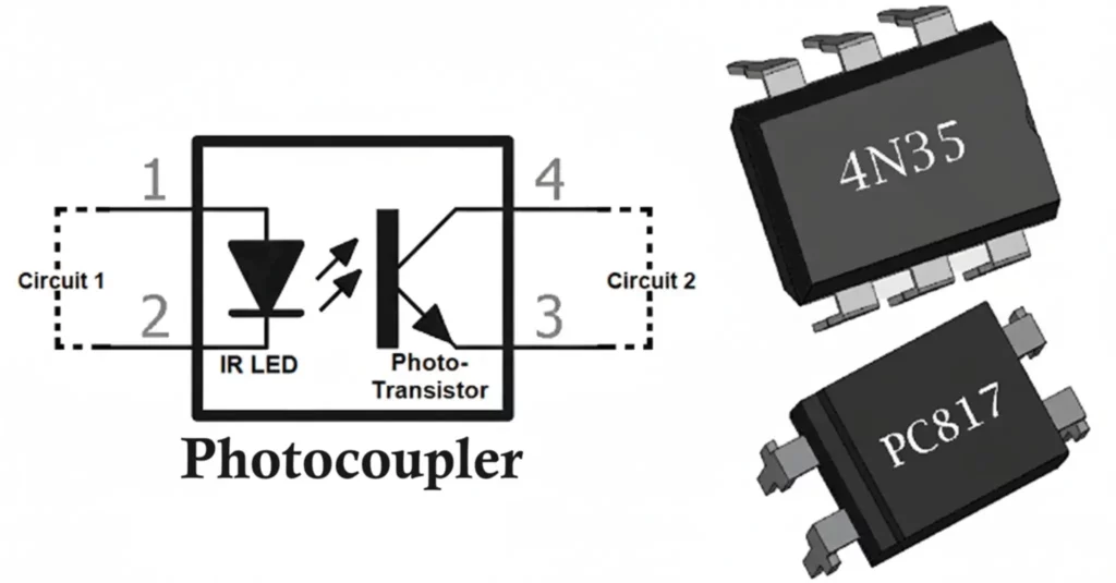 Optocoupler Optoisolator Photocoupler