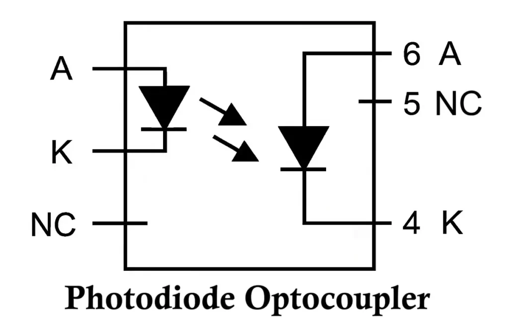 Photodiode Optocoupler Optoisolator Photocoupler