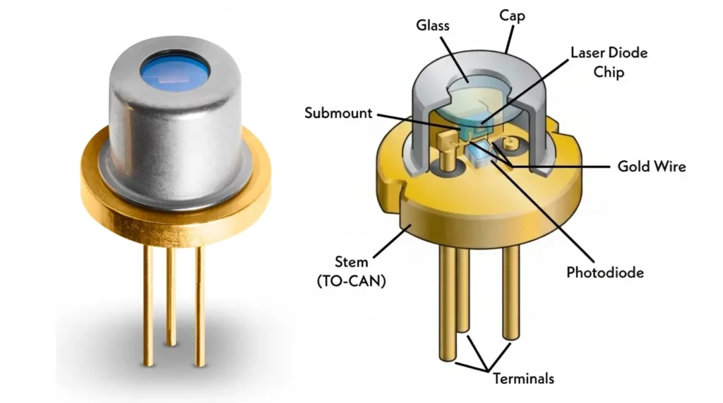 Construction of Laser Diode