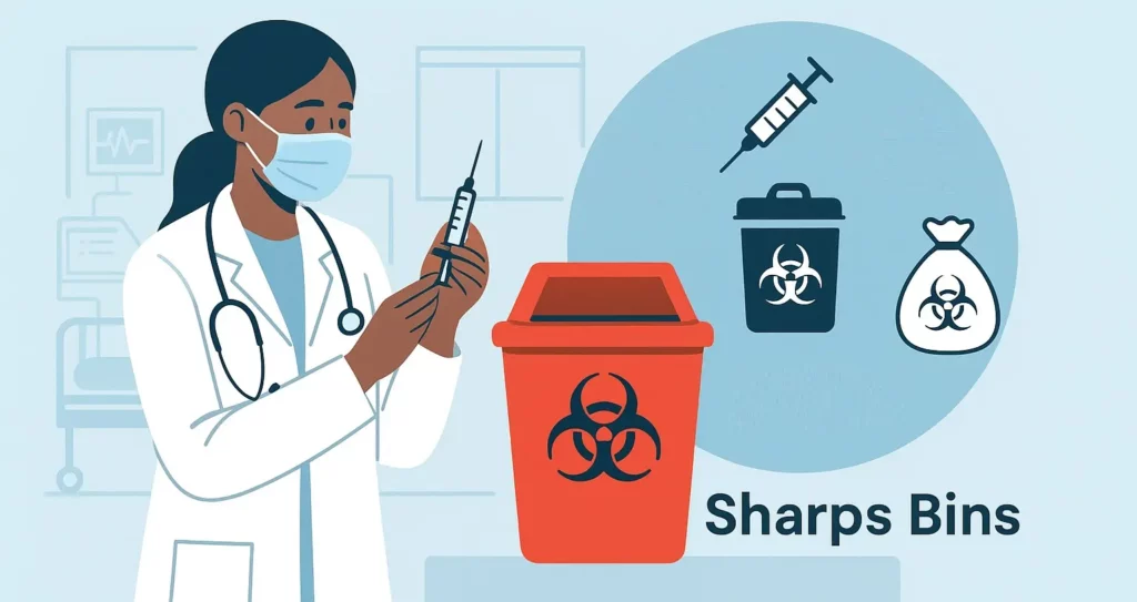 Sharps Bins in Healthcare Waste Management