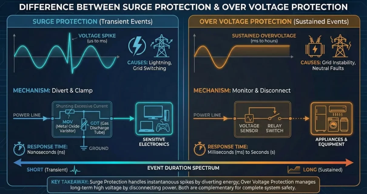 Surge Protection and Over Voltage Protection