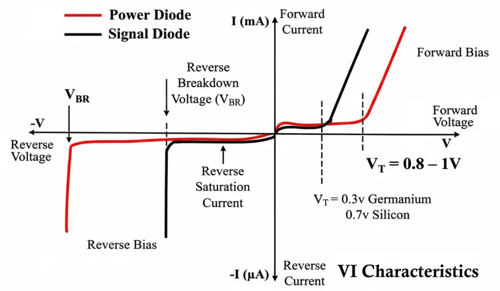 Power Diode VI Characteristics