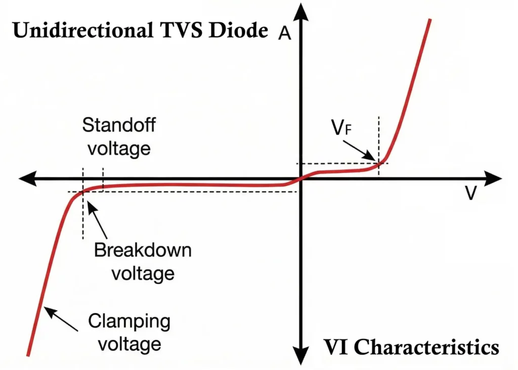 TVS Diode VI Characteristics
