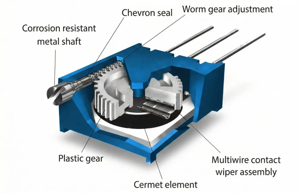 Trimmer Resistor Construction